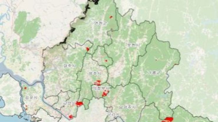 경기도, 21개 시군 임야 120㎢ 토지거래허가구역 재지정