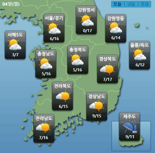 사진=케이웨더 캡처