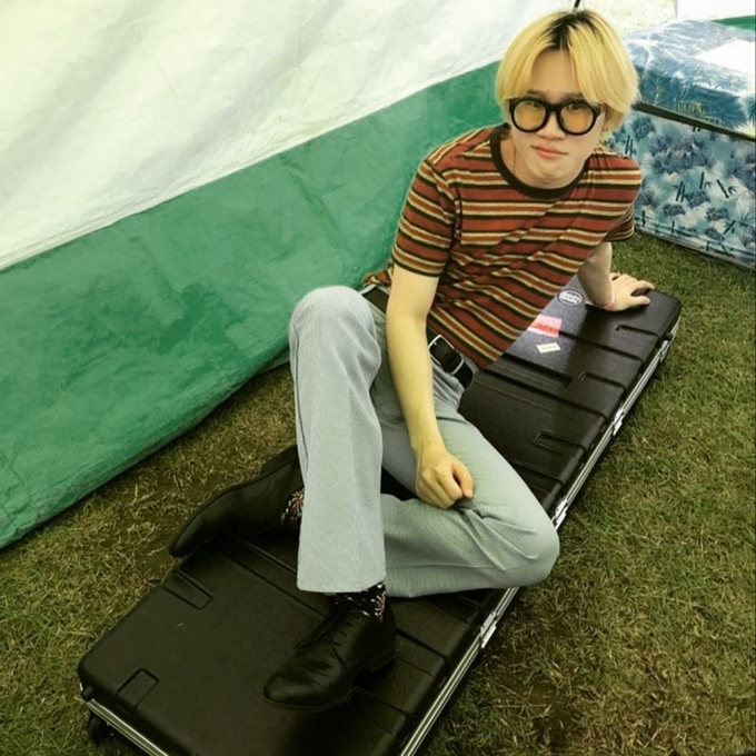 잔나비 멤버였던 유영현 (온라인 커뮤니티 캡처)