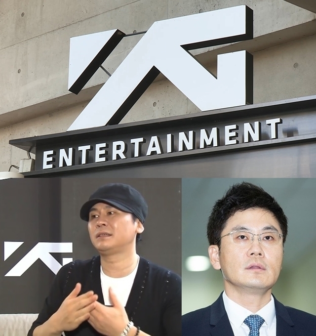 YG엔터테인먼트에서 공동 사임하겠다고 발표한 양현석-양민석 전 대표이사.