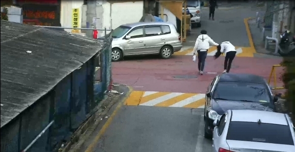 CCTV 통합관제상황실에서 모니터링하여 '데이트 폭력'을 검거한 사례