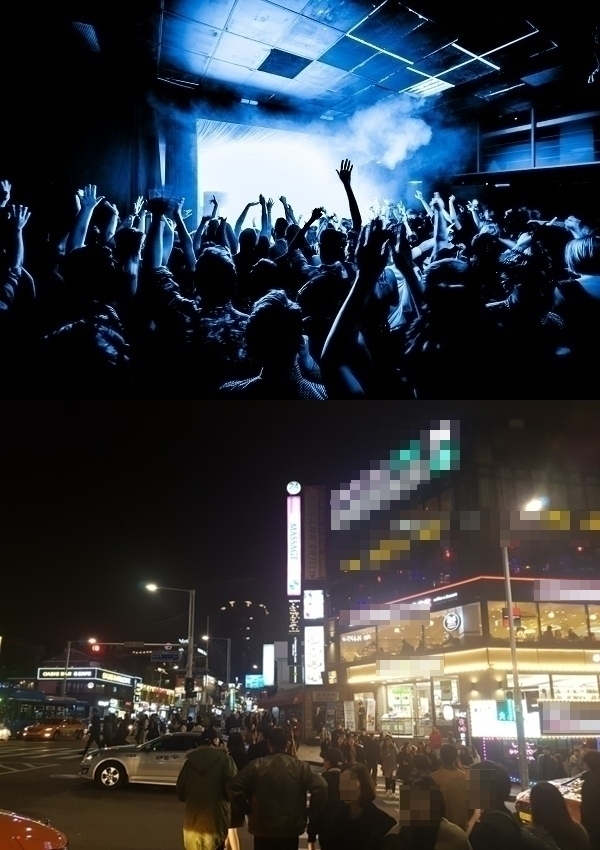 이미지 자료사진 = 이태원 거리와 클럽 모습