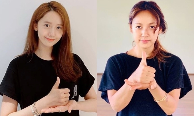 코로나19 최전방에서 뛰는 의료진을 응원하는 '덕분에 챌린지' 캠페인에 참여했던 두 사람
