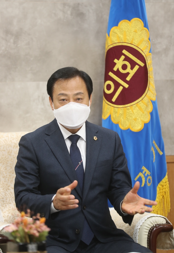 장현국 경기도의회 의장(더불어민주당, 수원7) ⓒ뉴스라이트