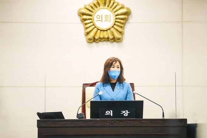 제9대 화성시의회 김경희 의장 ⓒ뉴스라이트 