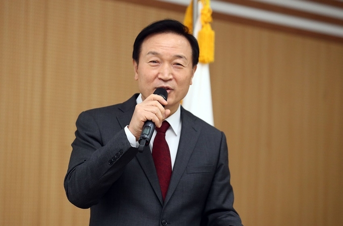 2023 새해 기자회견을 진행하는 임태희 경기도교육감 ⓒ뉴스라이트