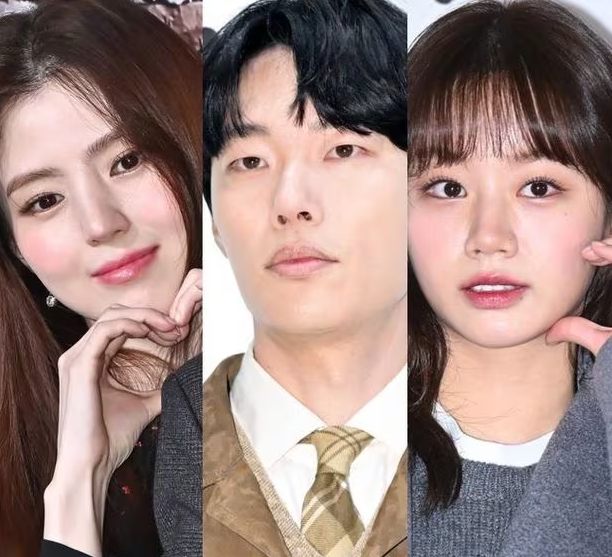 왼쪽부터 한소희, 류준열, 혜리 (온라인 커뮤니티 캡처)