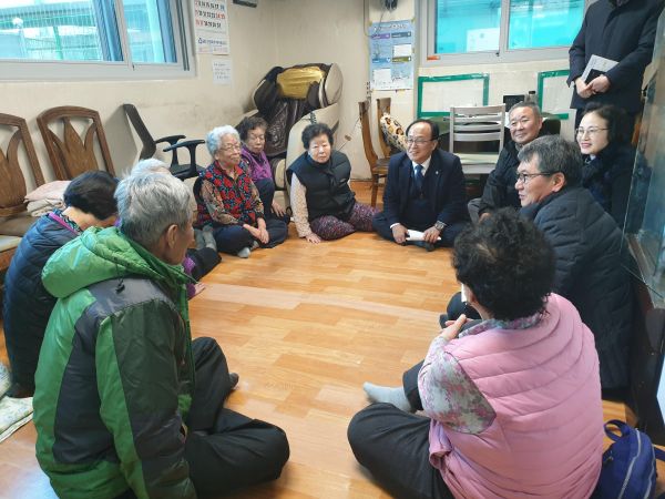 안양시 만안구청장, 경로당 투어로 지역민들과 새해 인사