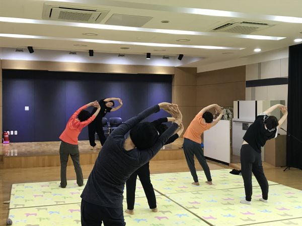 오산시 양산도서관 ‘기공체조교실’운영