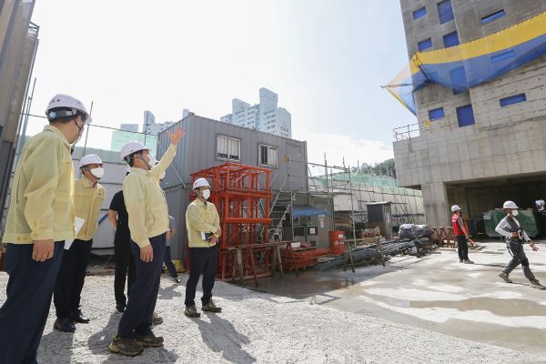 김상돈 의왕시장, 태풍‘바비’북상에 따른 현장점검 진행 ⓒ뉴스라이트