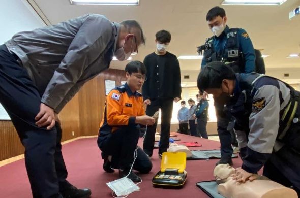 광명소방서, 지역경찰 현장대응 능력 강화를 위한 응급처치 교육