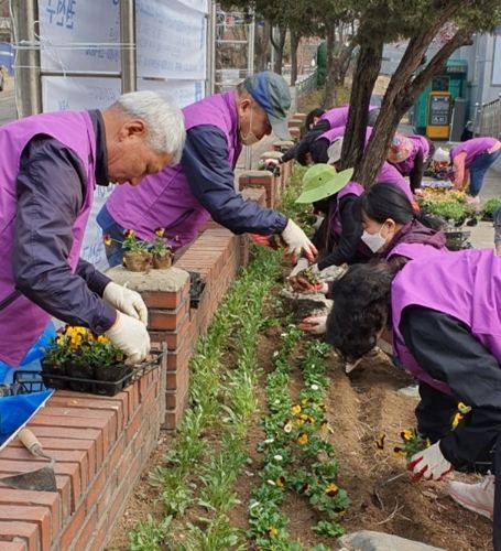 수원시 권선구 서둔동, 초록서둔 마을정원으로 힐링해요