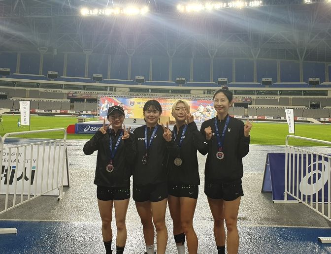 광주시청 육상팀, 용인 KTFL 전국실업육상경기 은메달 기록