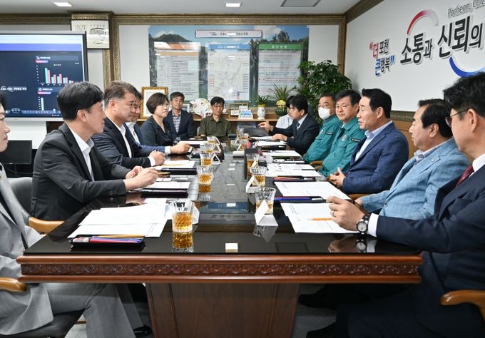 포천시, 경기도의회 국민의힘 대표단과 지역 현안 논의