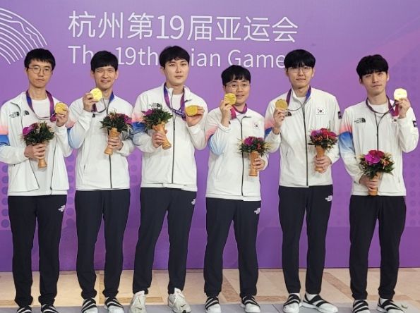 수려한합천팀 주장 박정환 9단, 항저우 아시안게임 금메달 획득