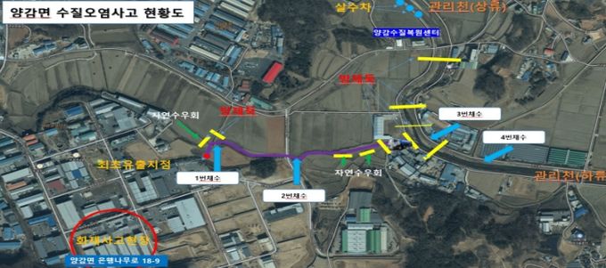 시료채취 지점 : 관리천 합류부