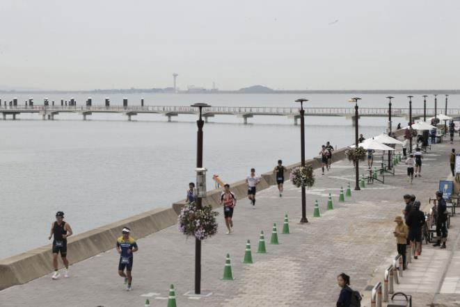 시흥시 시화호 30주년 기념, 거북섬 철인 3종 대회 열려