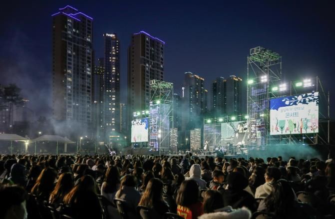 지난 3월 21일 동탄여울공원에서 열린 화성특례시민의날 콘서트