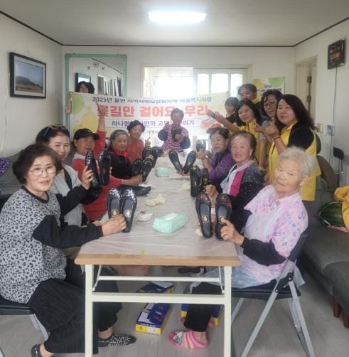 율면 지역사회보장협의체, 특화사업 ‘꽃길만 걸어요, 우리’ 추진