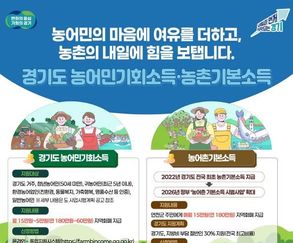 "받아보니 일상에 변화가 생겼어요" 경기도 농어촌에 희망을 심다