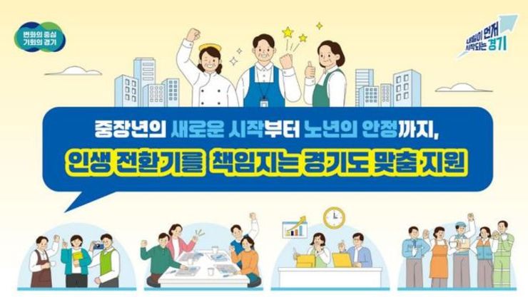 중장년 인생 2막부터 노년 돌봄까지.. 새해에도 경기도와 함께!