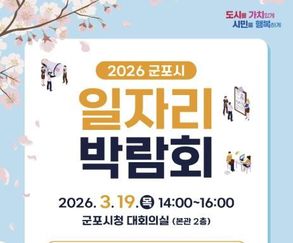 군포시, 2026년 일자리 박람회 개최