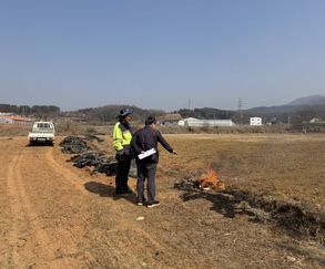 "농촌 불법소각 안돼!" 경기도, 합동점검으로 산불예방 총력