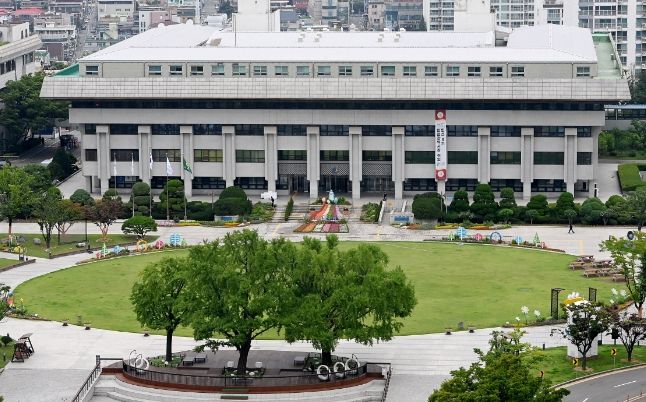 인천광역시청 전경