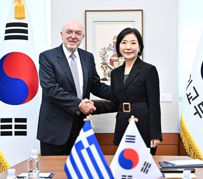 외교부 오영주 2차관, 그리스 외교부 경제외교차관 면담