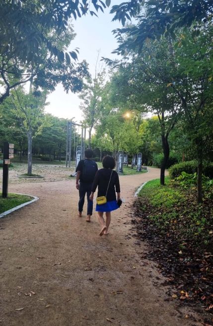 미추홀공원 맨발걷기