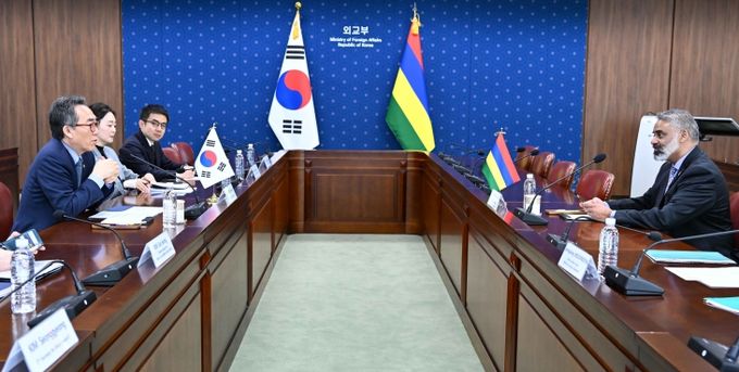 한-모리셔스 외교장관 회담