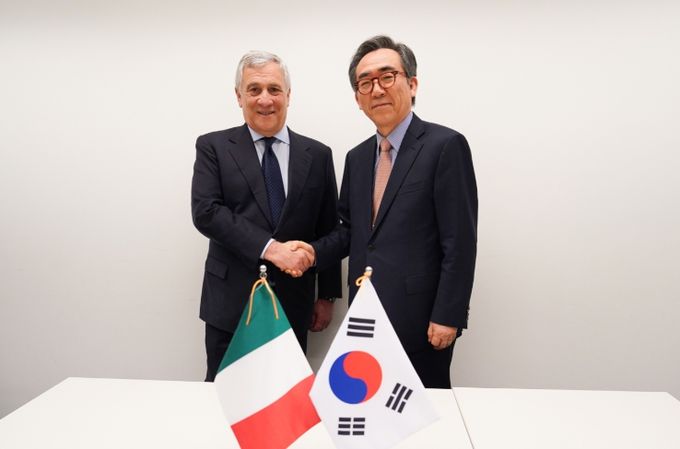 안토니오 타야니 이탈리아 외교장관 회담