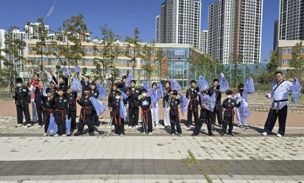 시흥시 품태권도, 시화호 30주년 맞이 거북섬동 행복홀씨 환경정화 힘써