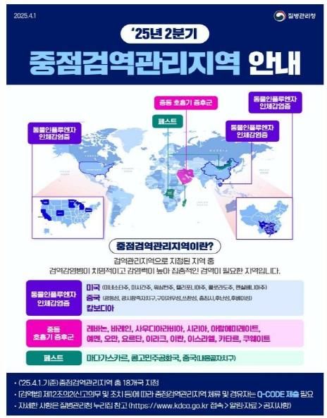 평택시, 감염병 유입방지!! 중점검역관리지역을 아시나요?