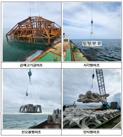 해양생태 회복 위한‘인공어초 시설사업’