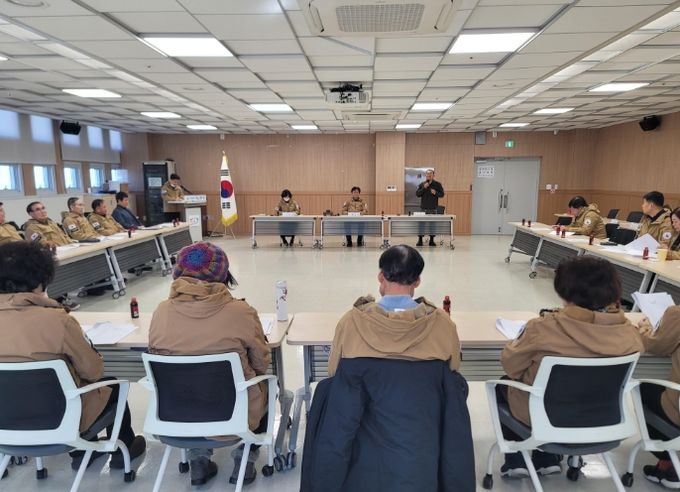 중리동 방위협의회, 2월 정기회의서 지역 안보의식 강화 다짐