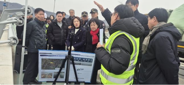박명숙·이혜원 의원, 양평대교·양근대교 추락 방지 안전난간 설치 앞두고 현장 사전점검