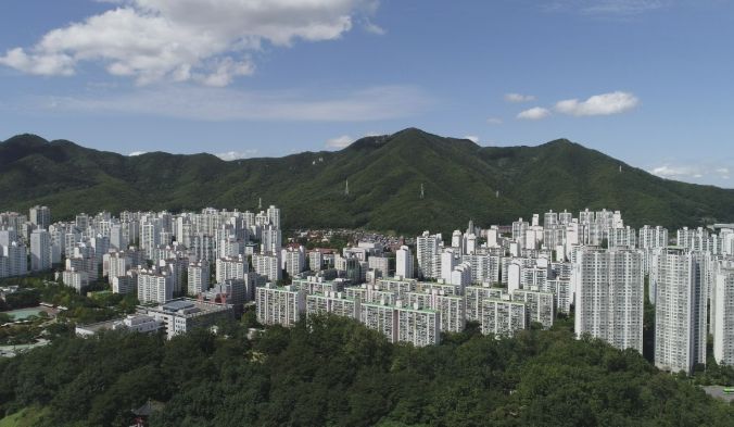 산본신도시 전경